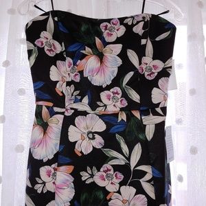 Cooper St Dark Floral Print Dress